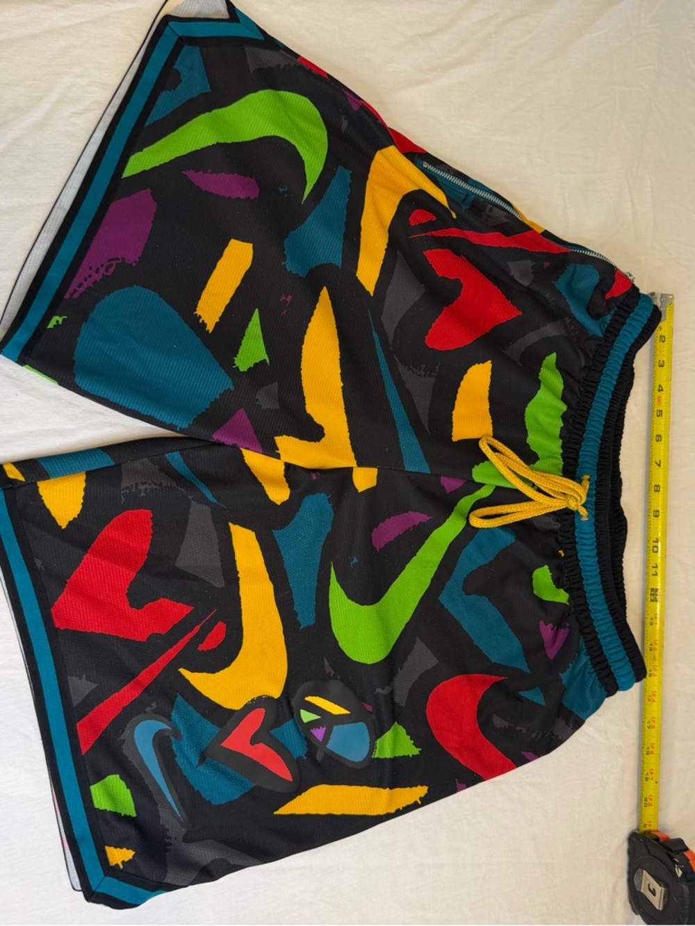 Nike Peace Love Basketball Shorts Dri Fit Elite Mens XLarge